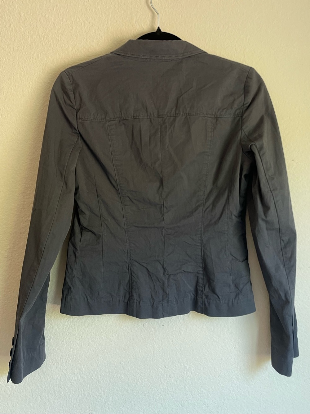 Theory Dark Gray Utility Blazer - Picture 2 of 5